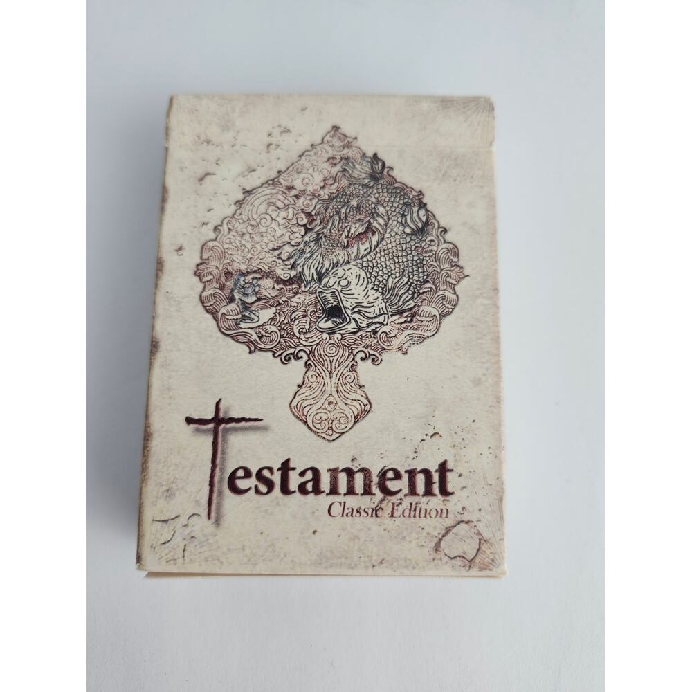 Testament Classic Edition Playing Cards Deck EUC Out Of Print Collectors